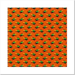 Devil Turtle Pattern Posters and Art